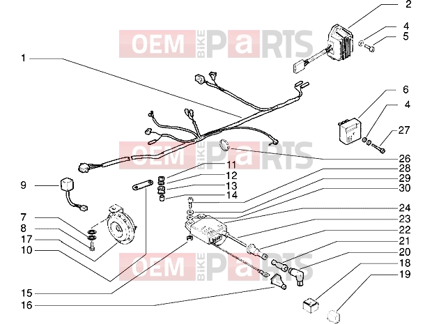 gilera H@k Electrical system » Electrical devices