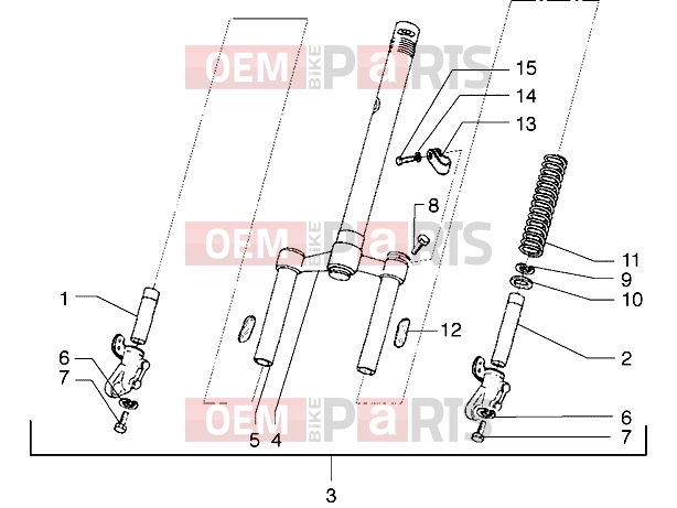 gilera Ice Suspensions-Wheels » Front fork