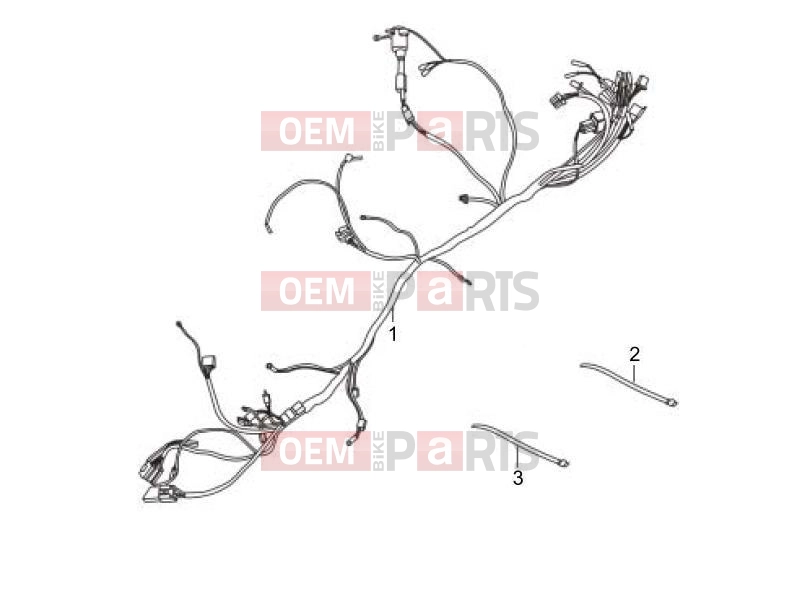gilera 2008 Oregon 250 Electrical system » Main cable harness