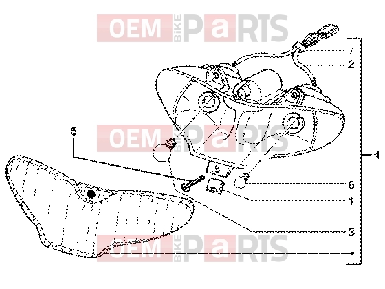 gilera Runner 50 SP Electrical system » Optical unit