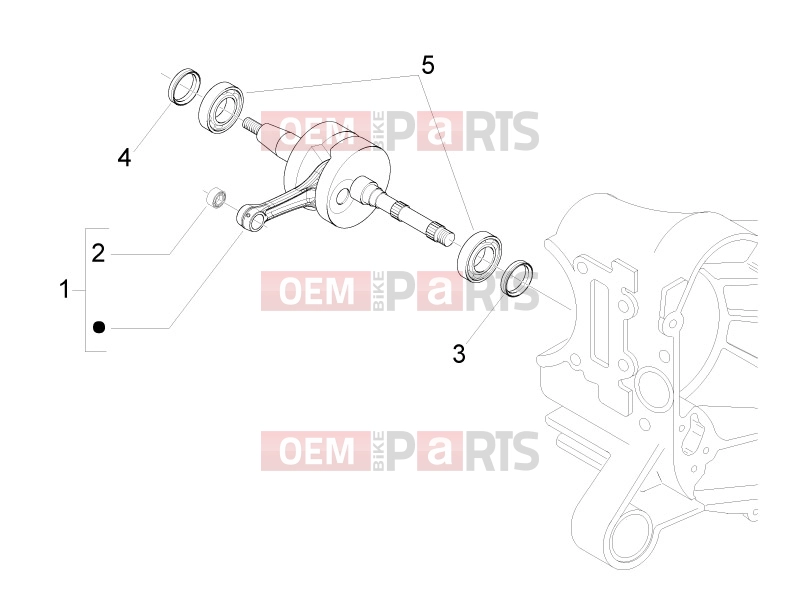 gilera 2015 Runner 50 SP Engine » Crankshaft