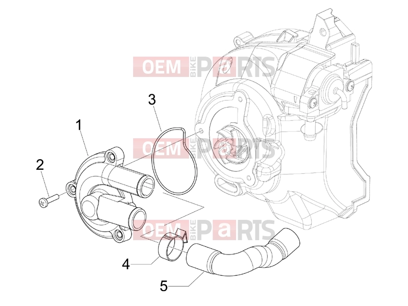 gilera 2011 Runner 200 ST 4T Engine » Cooler pump