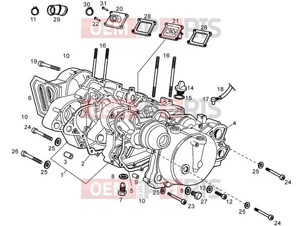 gilera SMT Engine » Carters