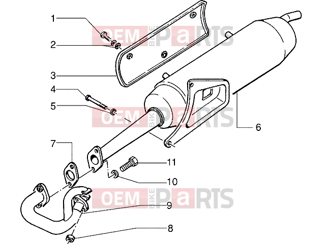 gilera Storm 50 Engine » Silencer