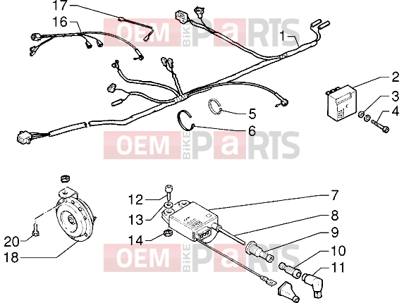 gilera Surfer Electrical system » Electrical devices