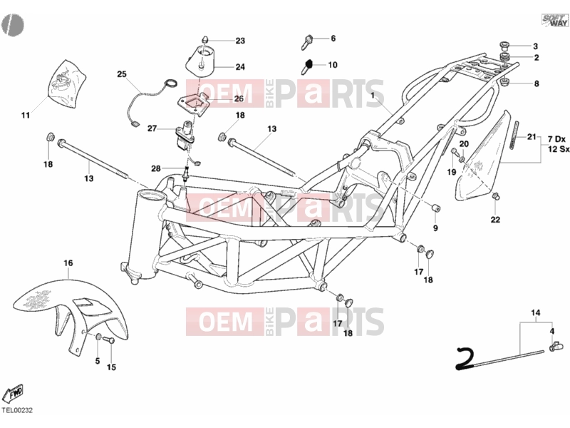 DUCATI 2008 Monster S4R FRAME » FRAME
