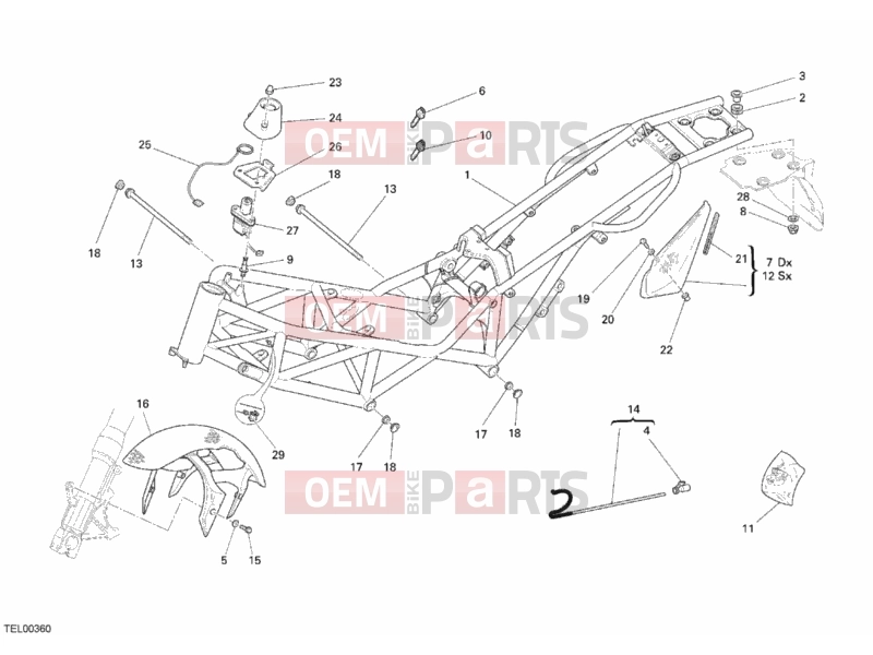 DUCATI 2008 Monster S4RS FRAME » FRAME