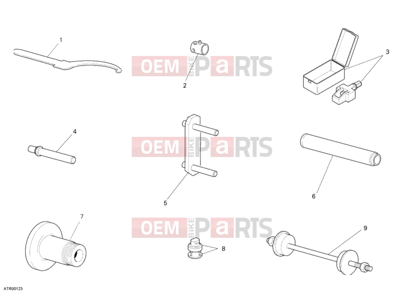 DUCATI 2008 Monster S4RS WORKSHOP SERVICE TOOLS, FRAME » FRAME