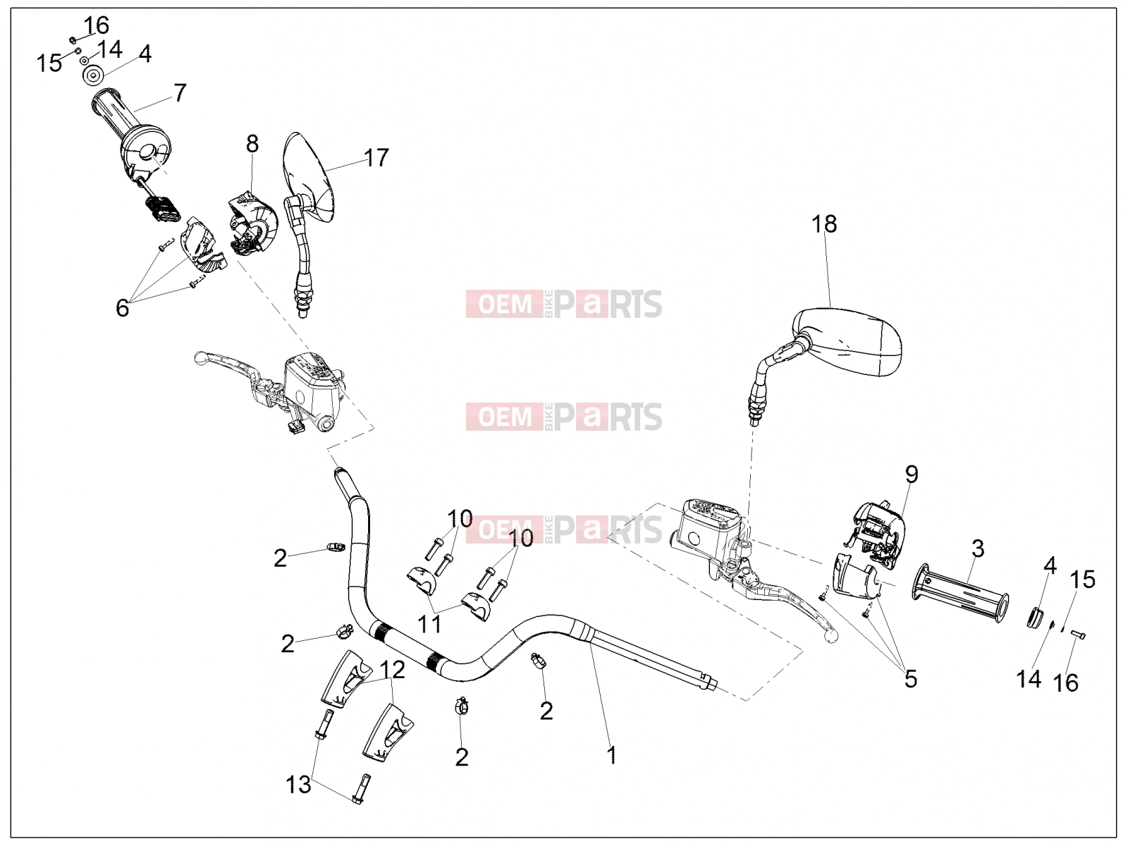 MOTOGUZZI Eldorado 1400 ABS Handlebar - Controls » Handlebar - Controls