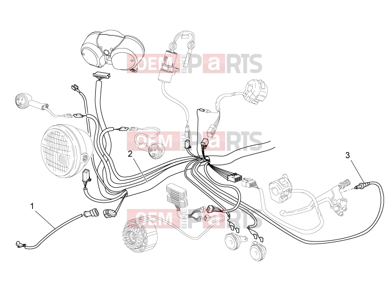 MOTOGUZZI Nevada 750 S FRAME » Front electrical system