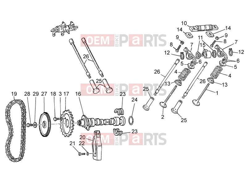 ENGINE » Timing system - Motoguzzi Nevada 750 S 2010