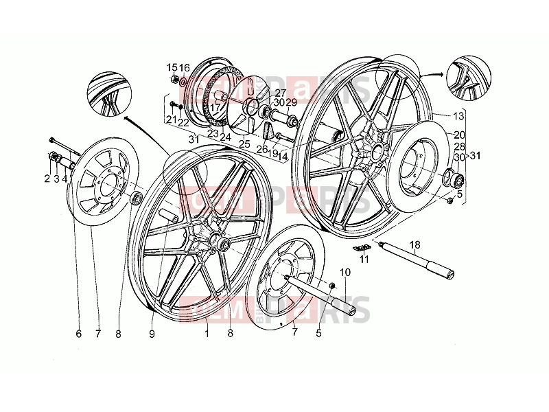 MOTOGUZZI SP 1000 FRAME » Wheels