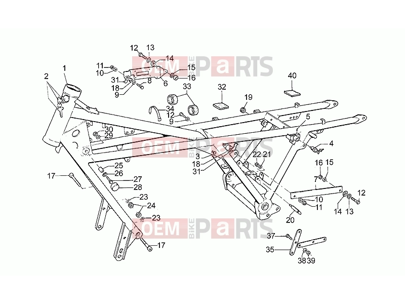 MOTOGUZZI SP II 1000 FRAME » Frame