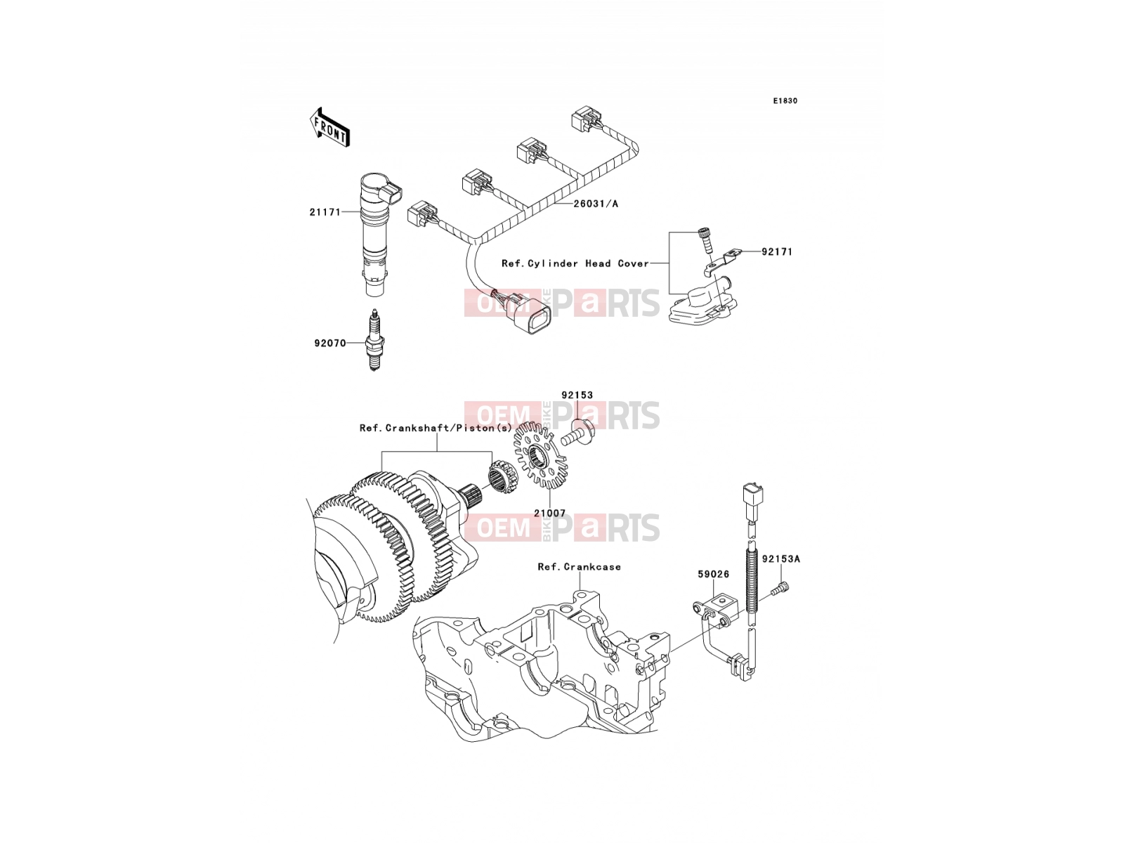 Ignition System - Kawasaki 1400GTR (ZG1400A9F) 2009