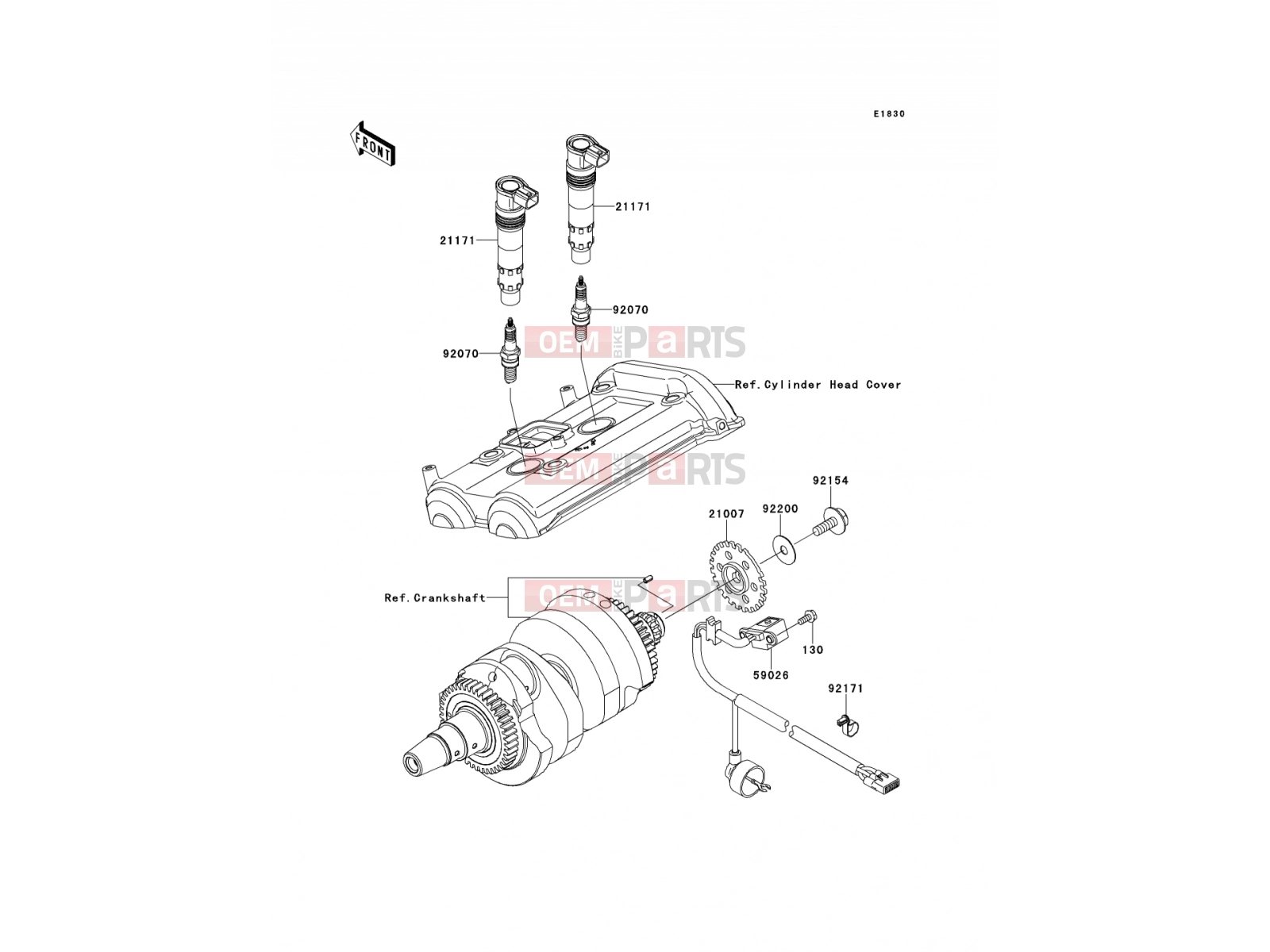 Ignition System - Kawasaki VERSYS ABS (KLE650DBF) 2011