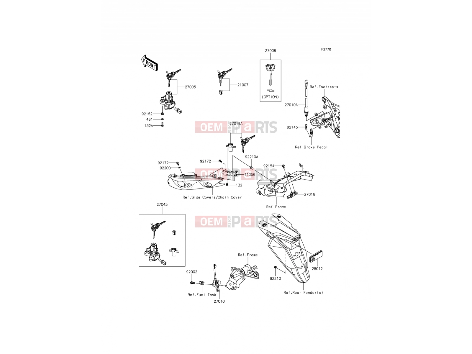 KAWASAKI 2012 Ignition Switch