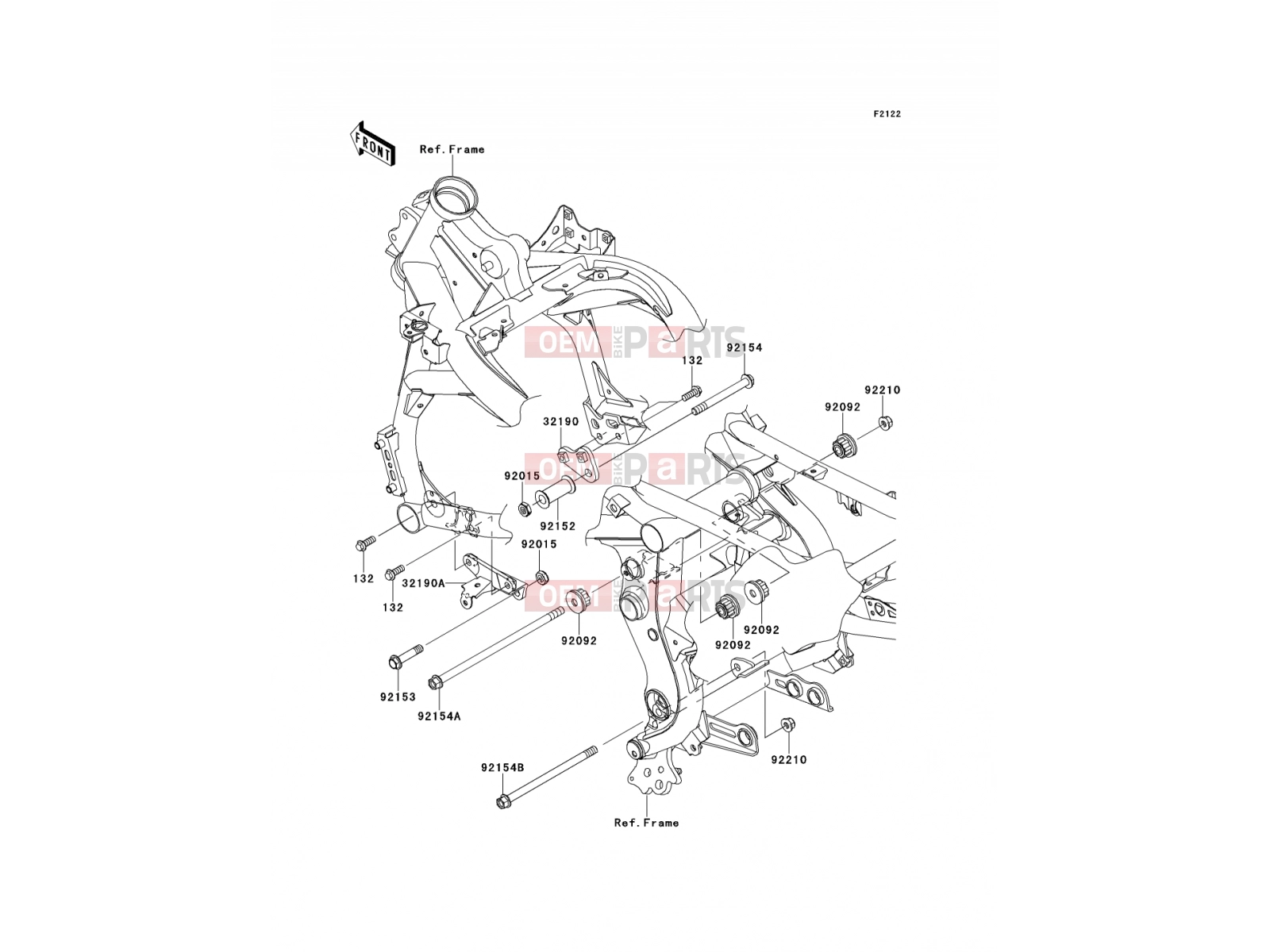 KAWASAKI 2012 Engine Mount