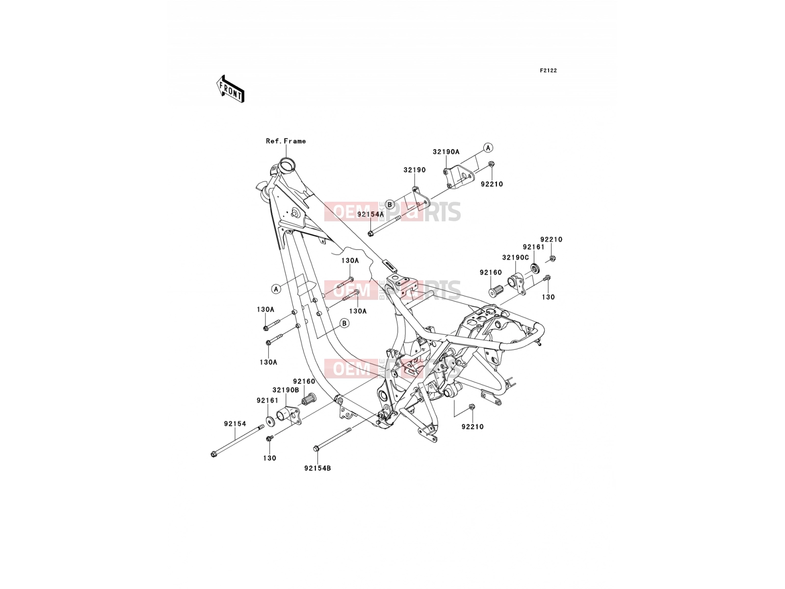 KAWASAKI 2012 Engine Mount