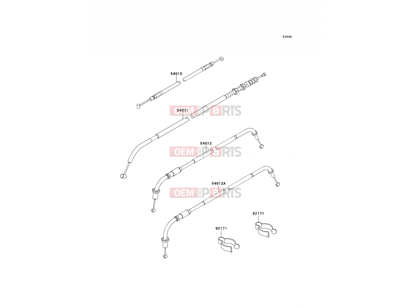 KAWASAKI 2012 Cables