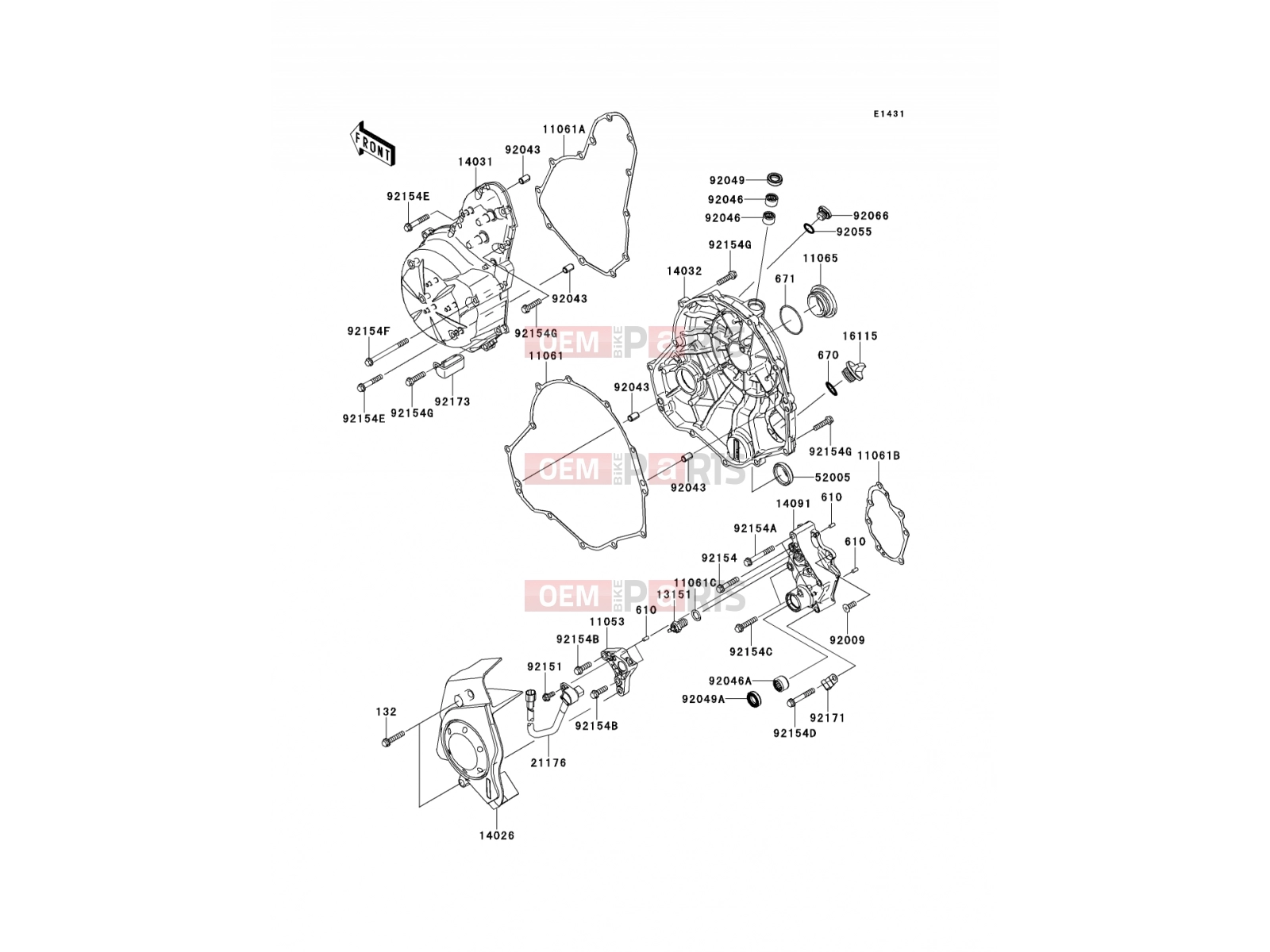 KAWASAKI 2013 Engine Cover(s)