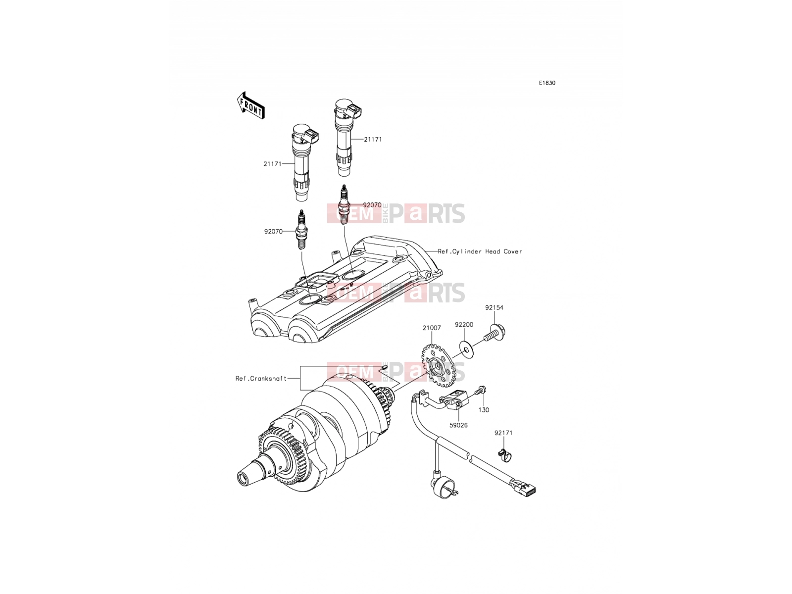 Ignition System - Kawasaki Ninja 650 ABS (EX650FEF) 2014