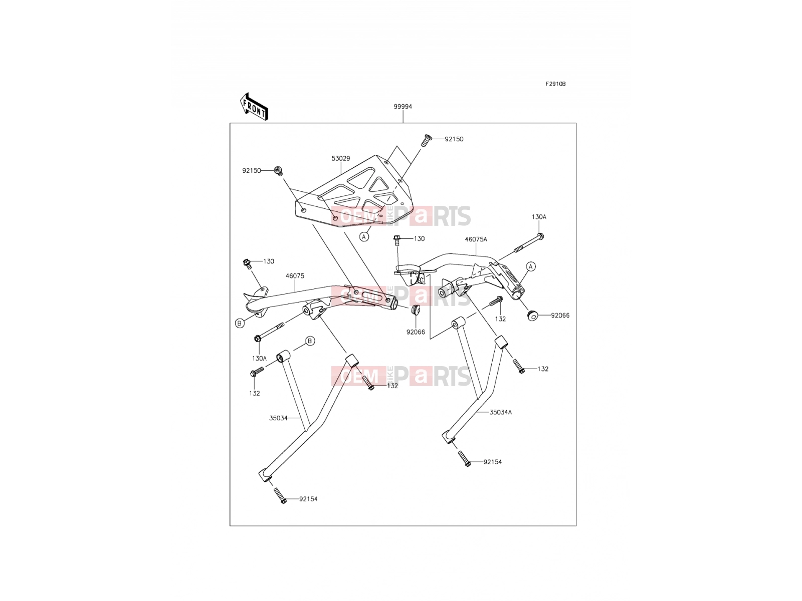 Accessory(Topcase Bracket) - Kawasaki Ninja 650 ABS (EX650FEF) 2014