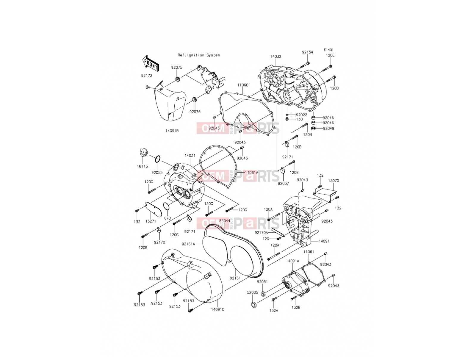 KAWASAKI 2014 Engine Cover(s)