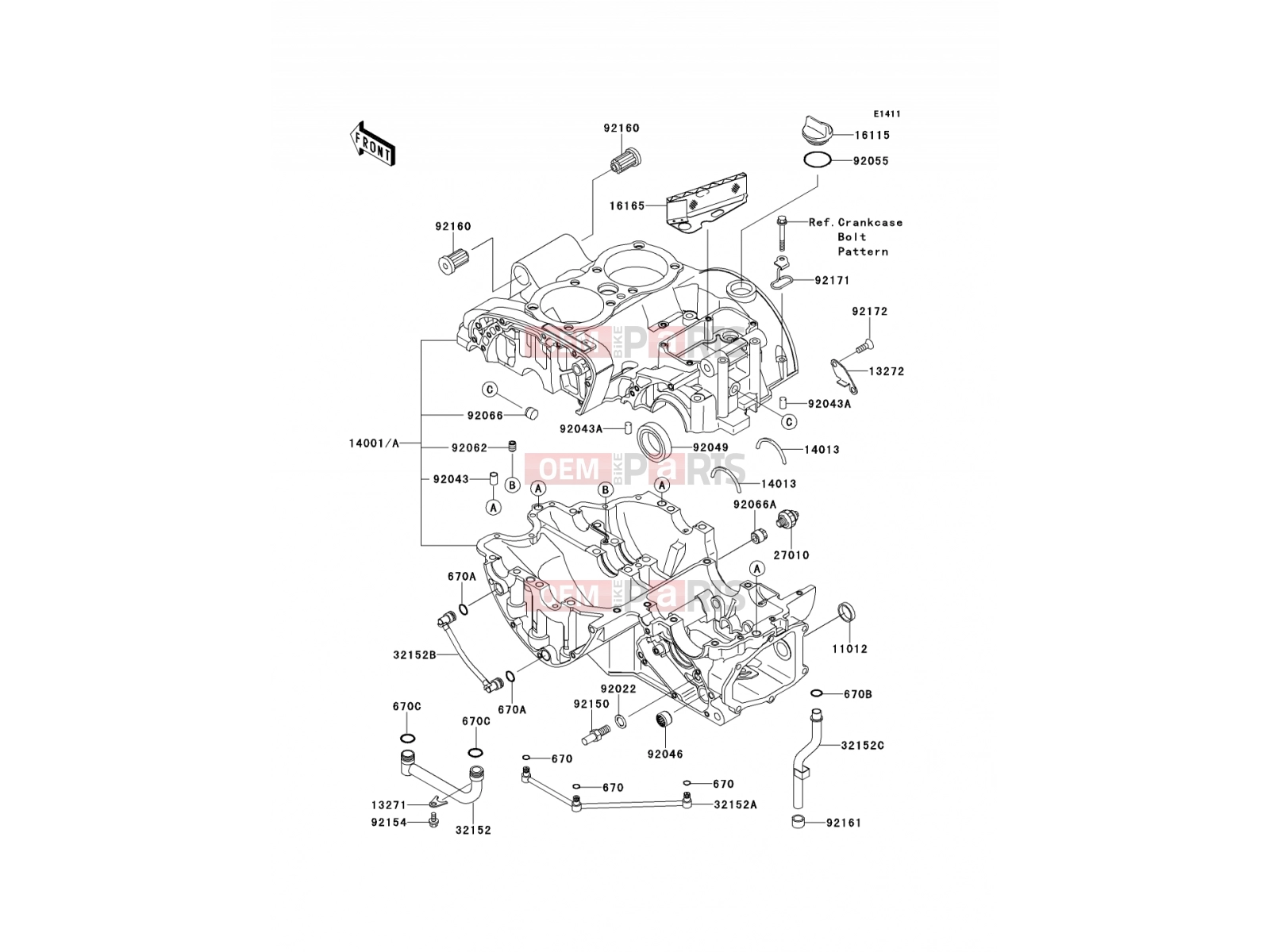 KAWASAKI 2014 Crankcase
