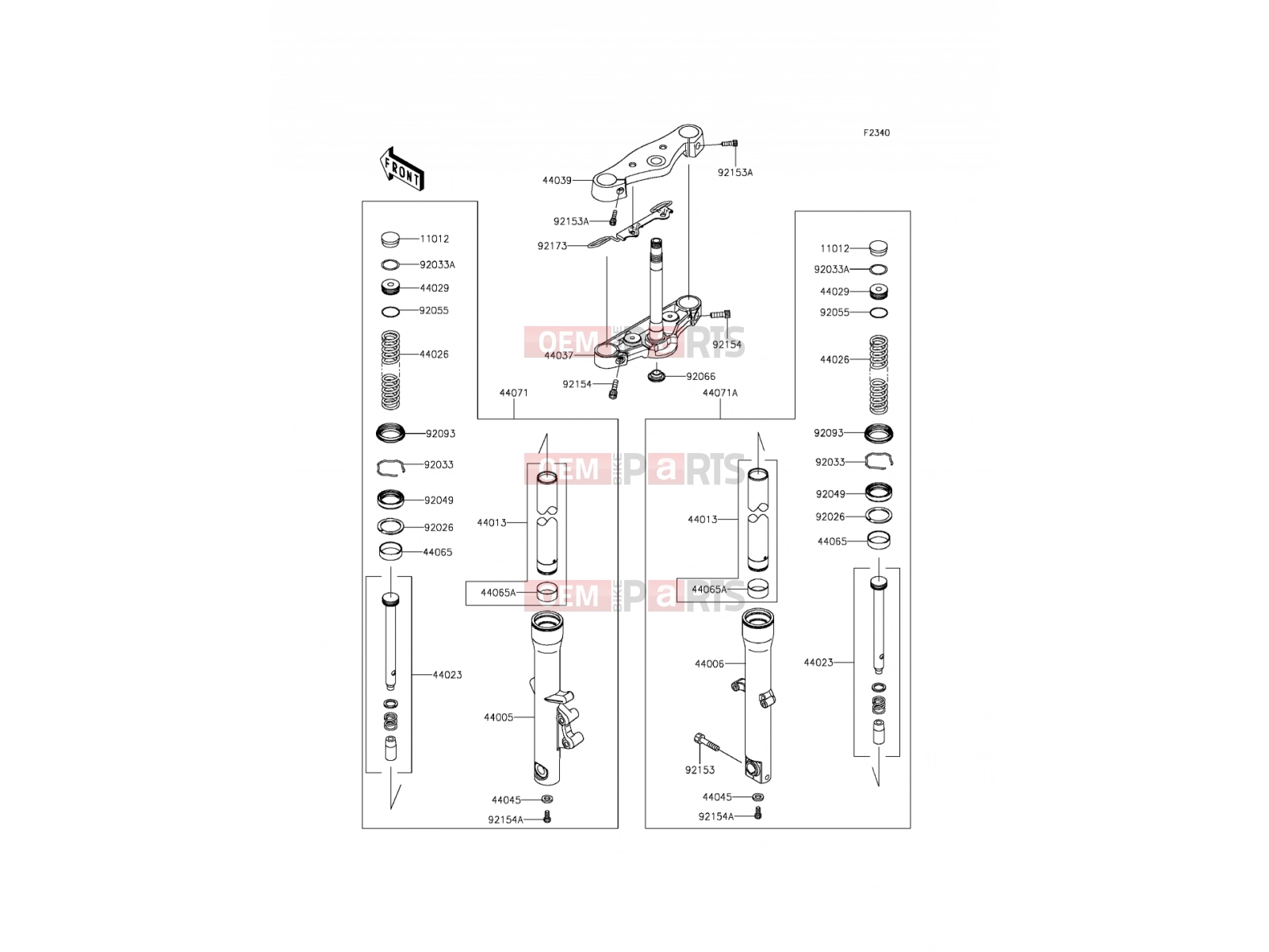 KAWASAKI 2015 Front Fork