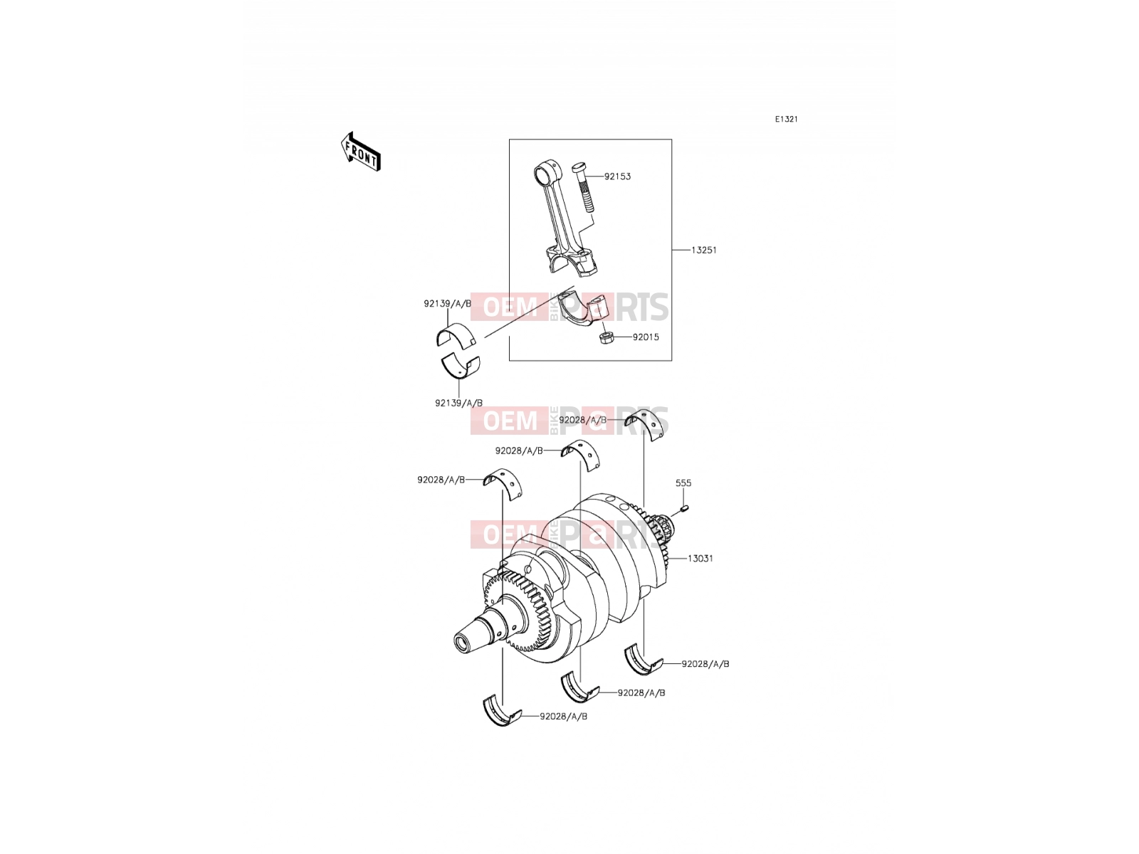 KAWASAKI 2016 Crankshaft