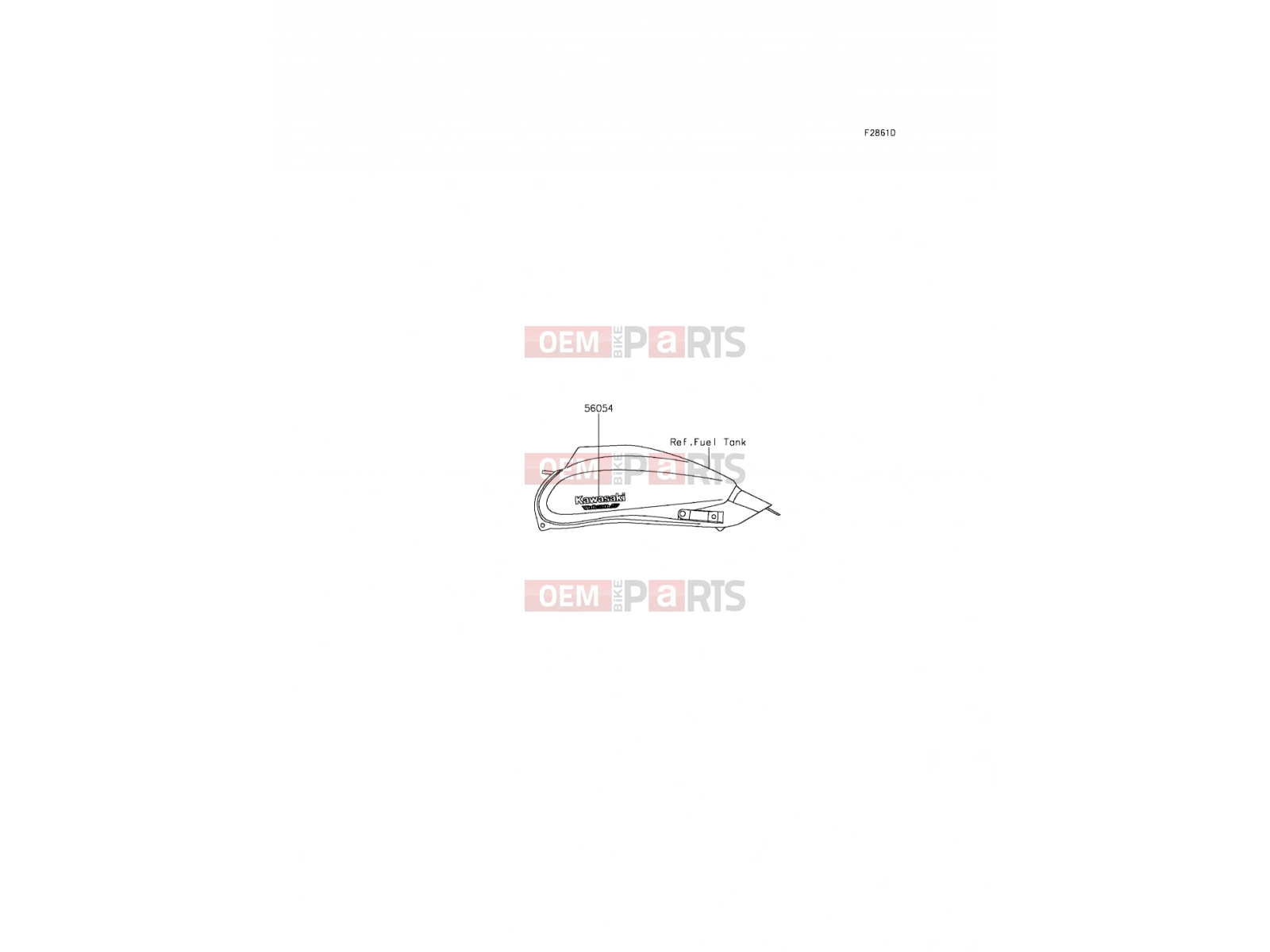 KAWASAKI 2016 Decals(White)