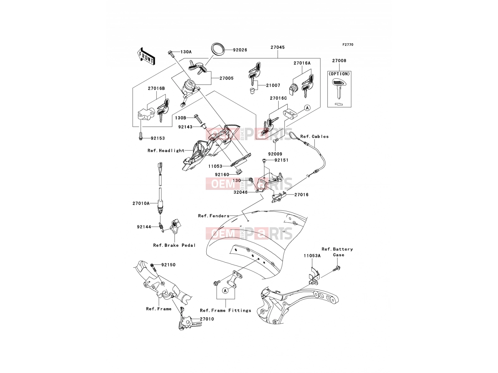 Ignition Switch - Kawasaki VN2000 (VN2000A6F) 2006