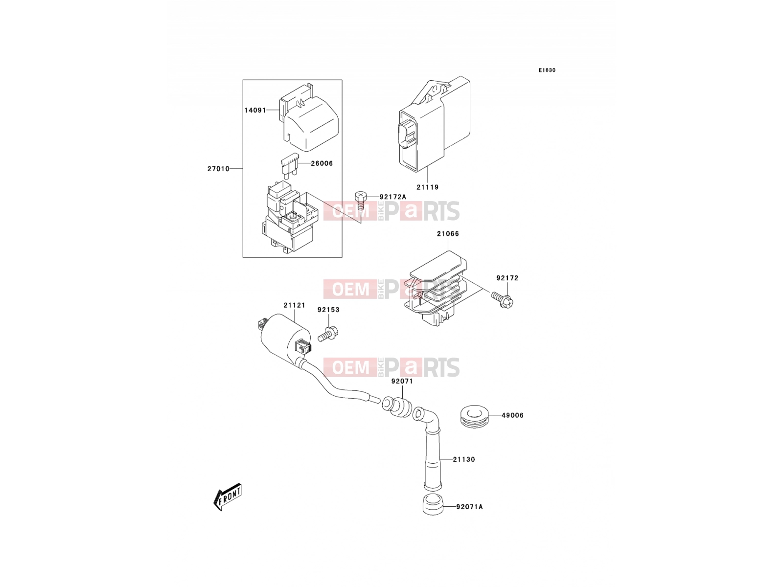 Ignition System - Kawasaki KFX400 (KSF400A6F) 2006
