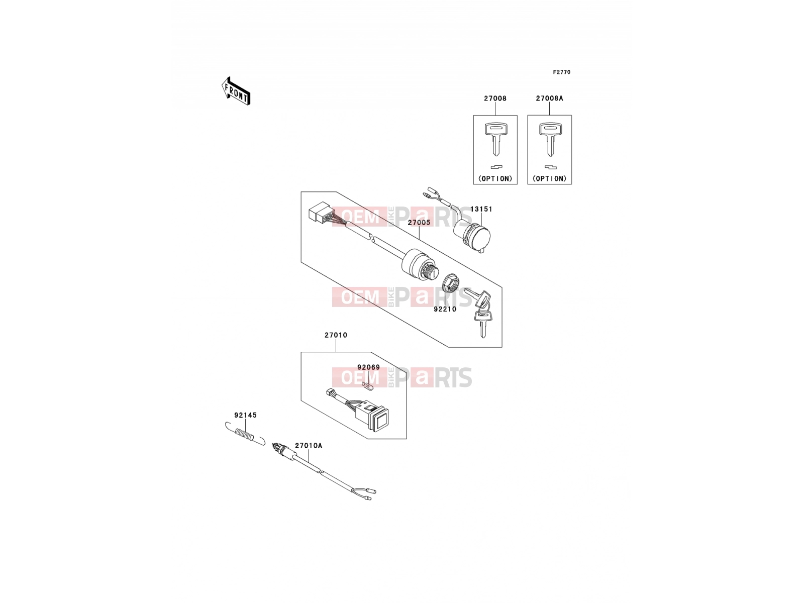 KAWASAKI 2014 Ignition Switch
