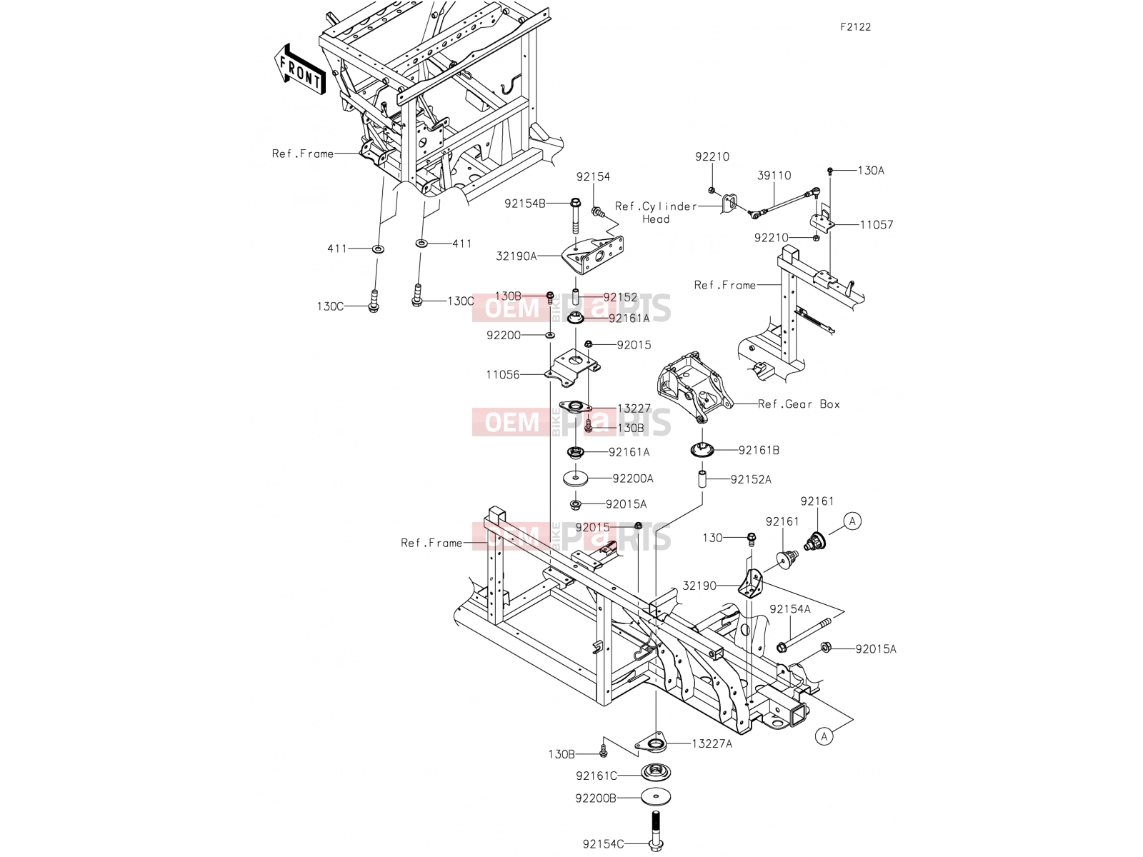 KAWASAKI 2017 Engine Mount