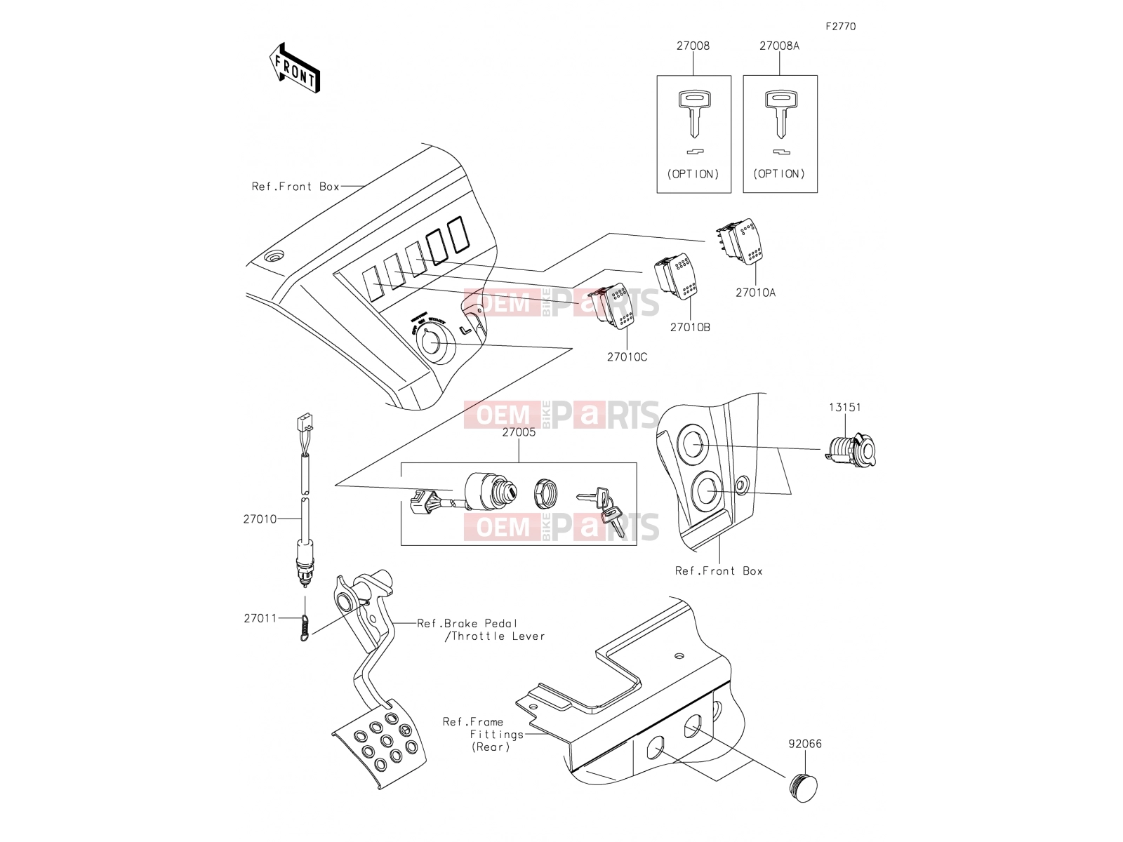 KAWASAKI 2017 Ignition Switch