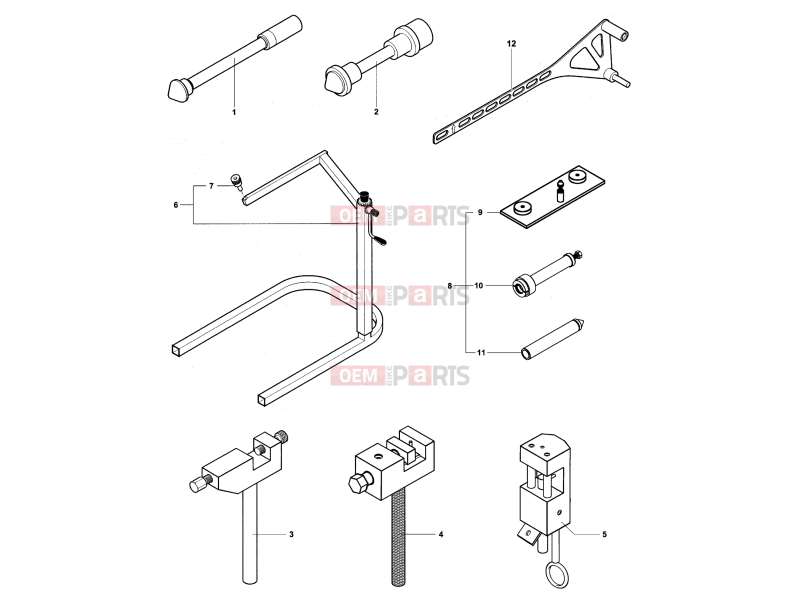 MV Agusta Brutale 920 Service Tools Frame 2
