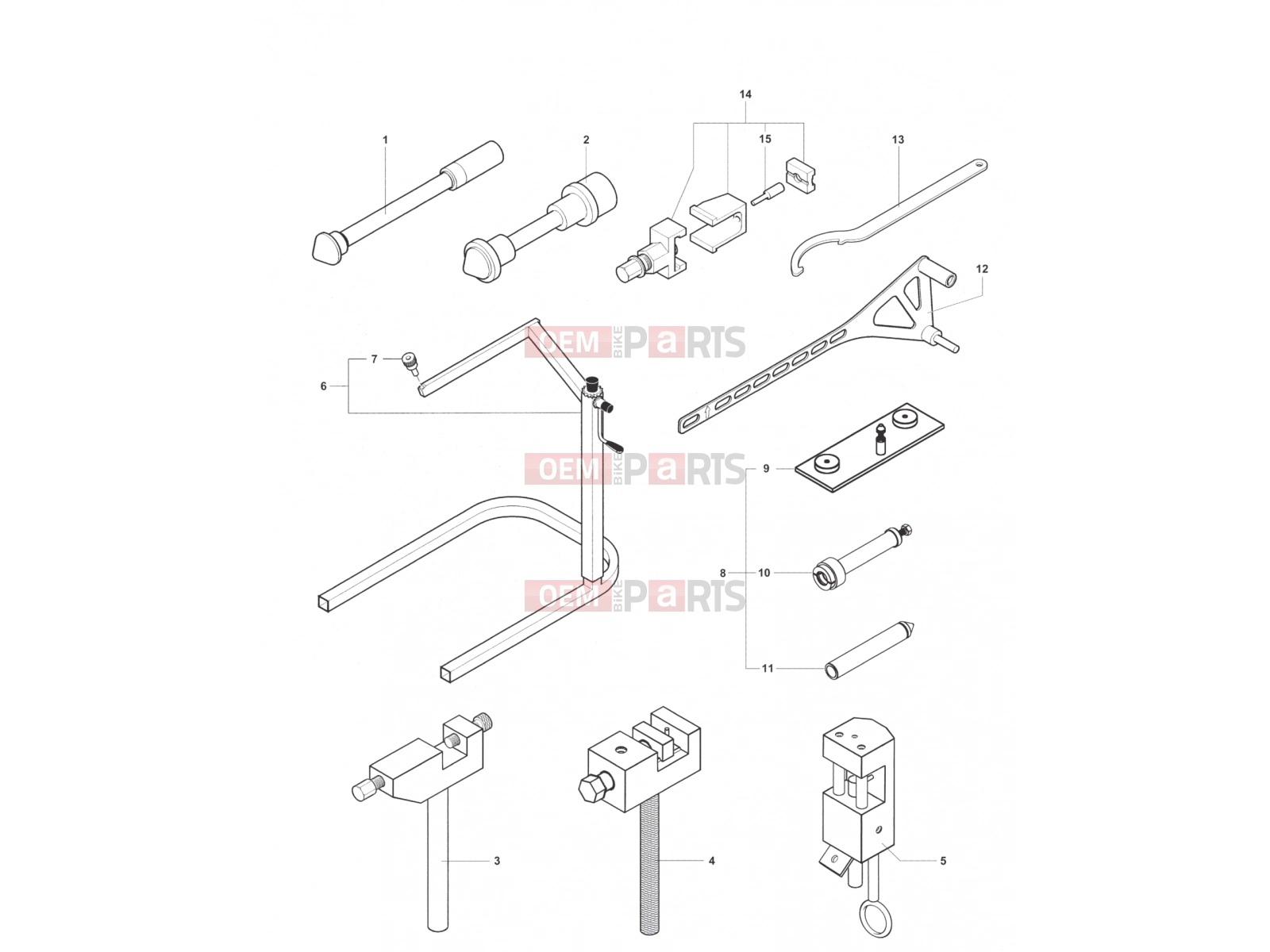 MV Agusta 2012 F4 RR Service Tools Frame 2