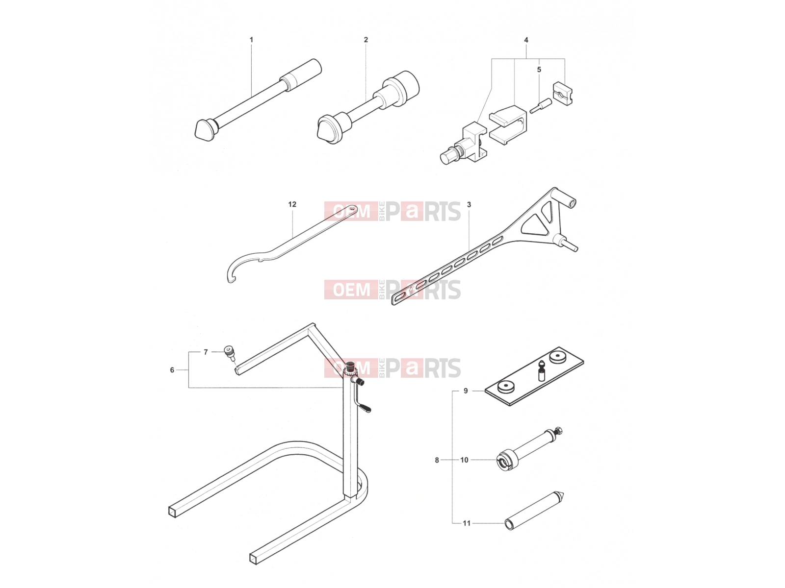 MV Agusta 2016 F4 RC Service Tools Frame 2