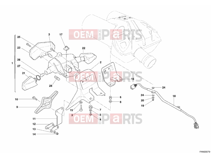 DUCATI 2006 Multistrada 1000 S TAILLIGHT » LIGHTING SYSTEM