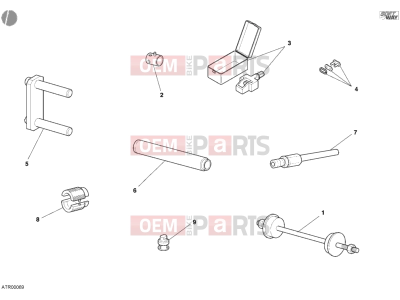 DUCATI 2006 Monster 620 Dark WORKSHOP SERVICE TOOLS, FRAME » FRAME