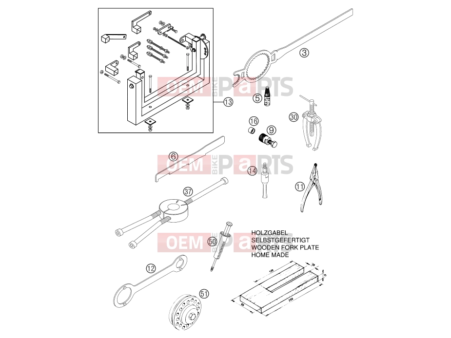 KTM 85 SX (6001D8) [EU] 2004 Special tools (engine)|Engine|29