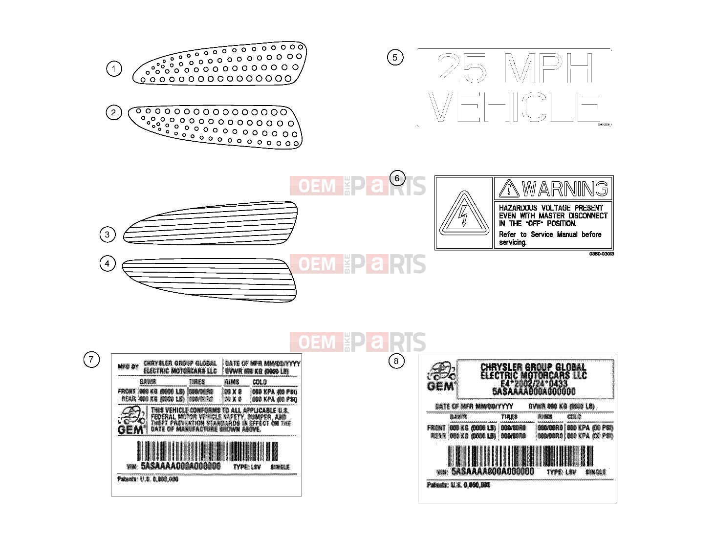 Polaris 2011 LEV GEM - e2/e4/e6/eS/eL/eLXD DECALS | DECALS, 2011 - e2/e4/e6/eS/eL/eLXD (49GEMDECALS11DECALS)