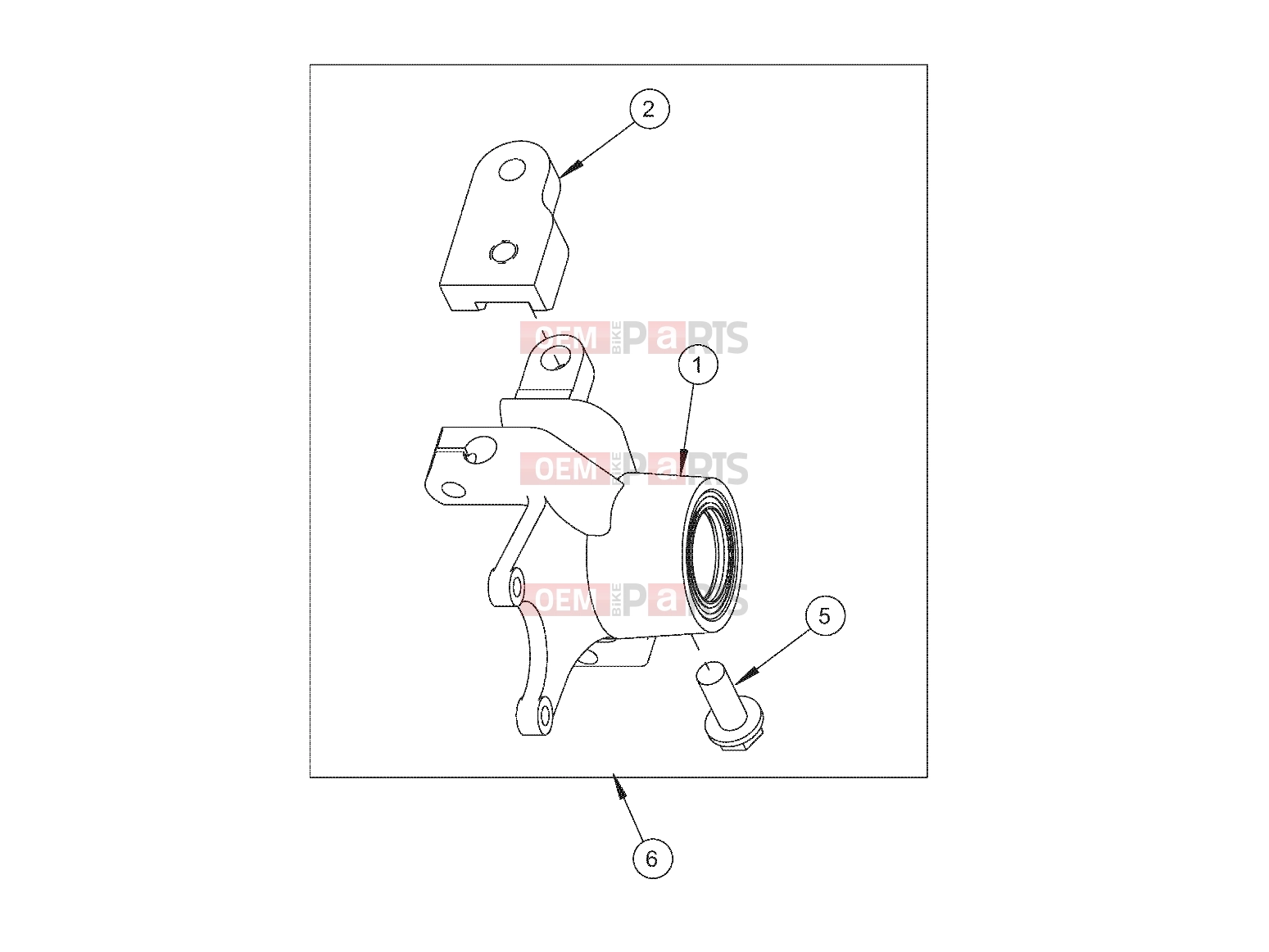 Polaris 2011 LEV GEM - e2/e4/e6/eS/eL/eLXD STEERING | STEERING, KNUCKLE, LEFT, 9.21 DISC - e2/e4/eS (49GEMSTEER11KNUCKLELTE2)