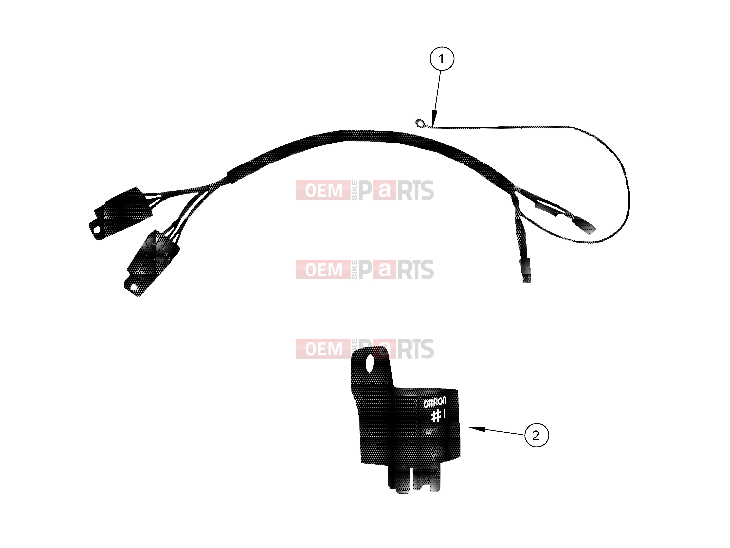 Polaris 2010 LEV GEM - E2/E4/E6/ES/EL/ELXD ELECTRICAL | ELECTRICAL, WIRE HARNESS, PARK BRAKE - e2/e4/e6/eS/eL/eLXD (49GEMELECTRICAL11HARNESSPB)