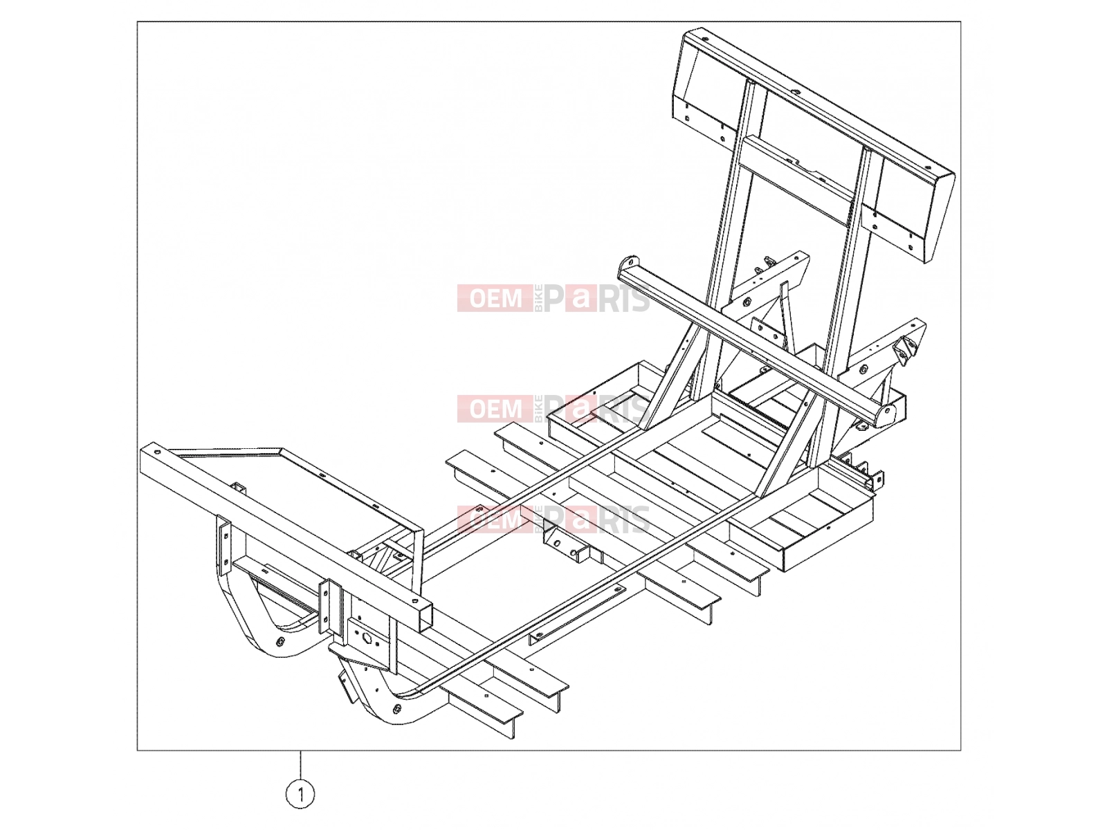 Polaris 2009 LEV GEM - E2/E4/E6/ES/EL/ELXD FRAME - e4 (49GEMFRAME11E4) | FRAME - e4 (49GEMFRAME11E4)