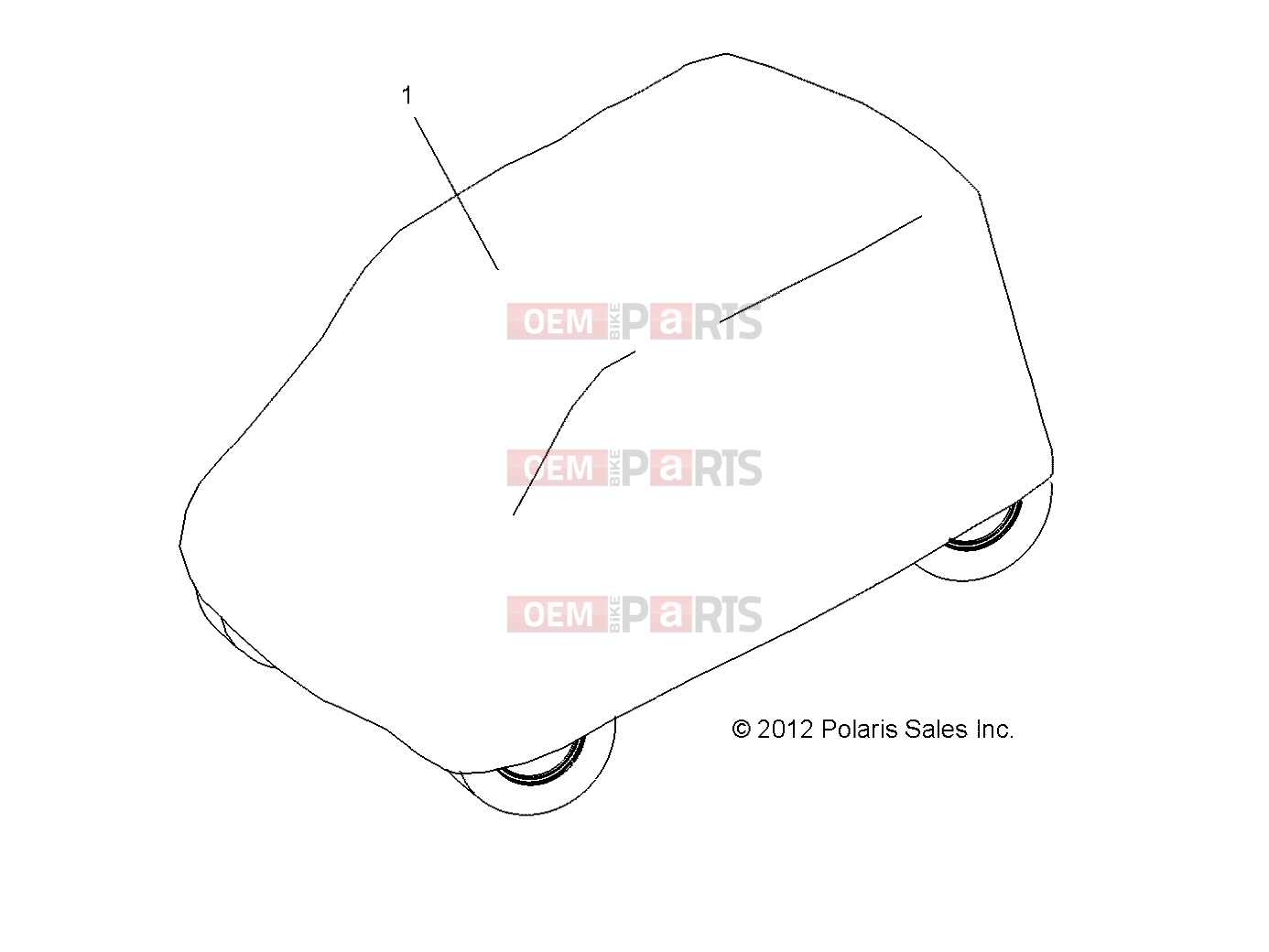 Polaris 2008 LEV GEM - E2/E4/E6/ES/EL/ELXD ACCESSORIES | ACCESSORIES, OPTIONS, STORAGE COVER - e2/e4/e6/e6wSopt (49GEMOPTIONS11CVR)