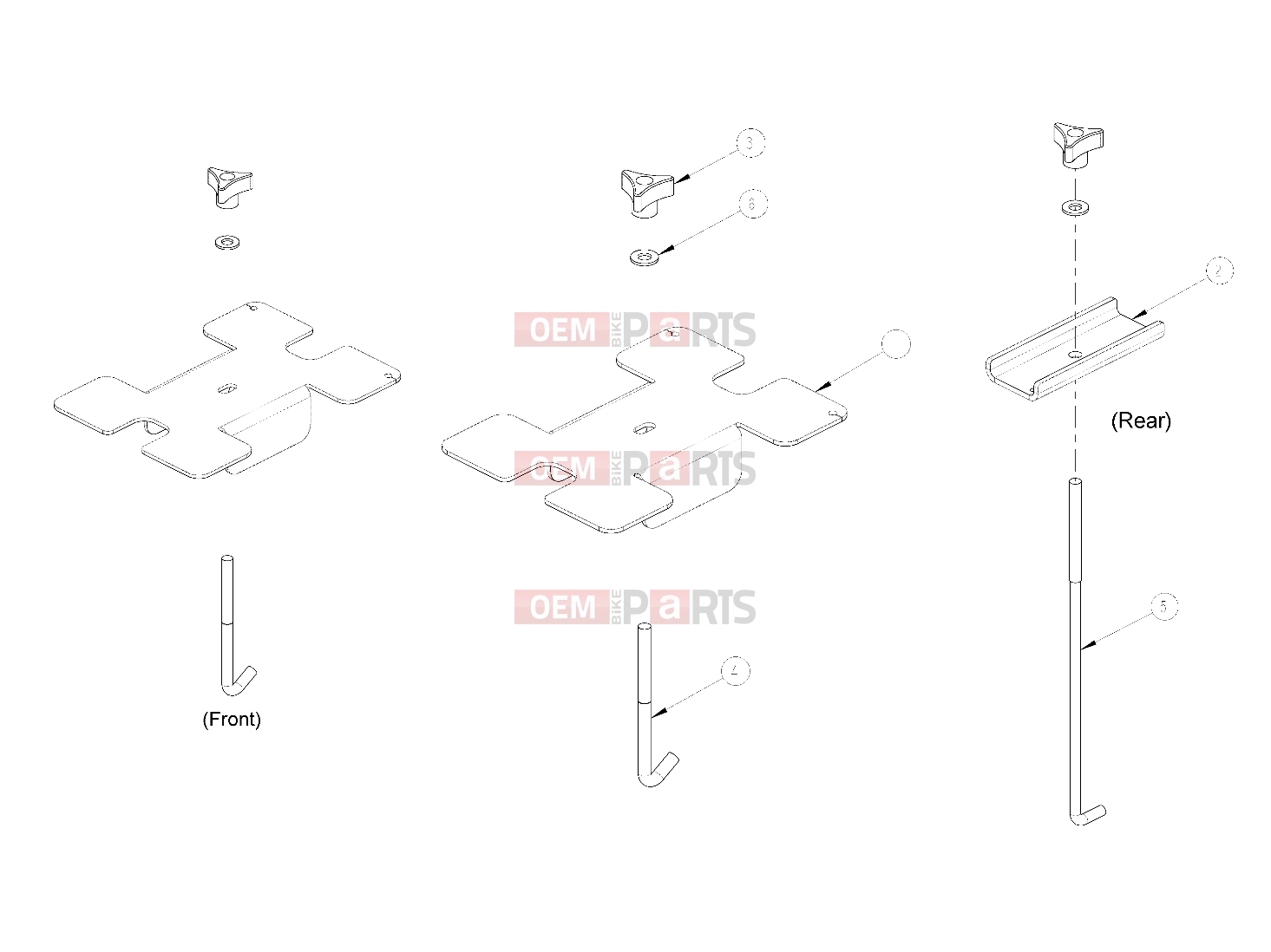Polaris 2007 LEV GEM - E2/E4/E6/ES/EL/ELXD ELECTRICAL | ELECTRICAL, BATTERY HOLD DOWN - e2/e4/eS (49GEMELECTRICAL11BATTERYHOLD)