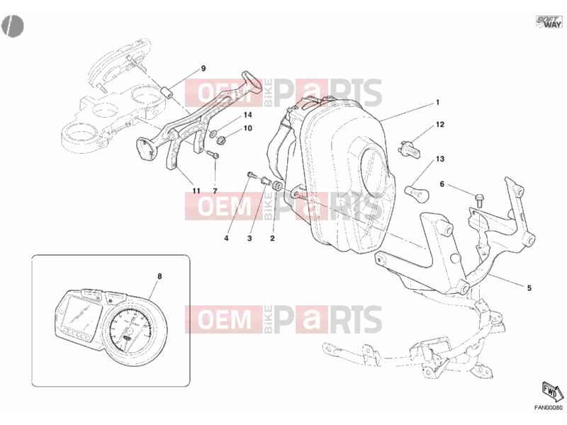 DUCATI 2005 Multistrada 1000 HEADLIGHT » LIGHTING SYSTEM