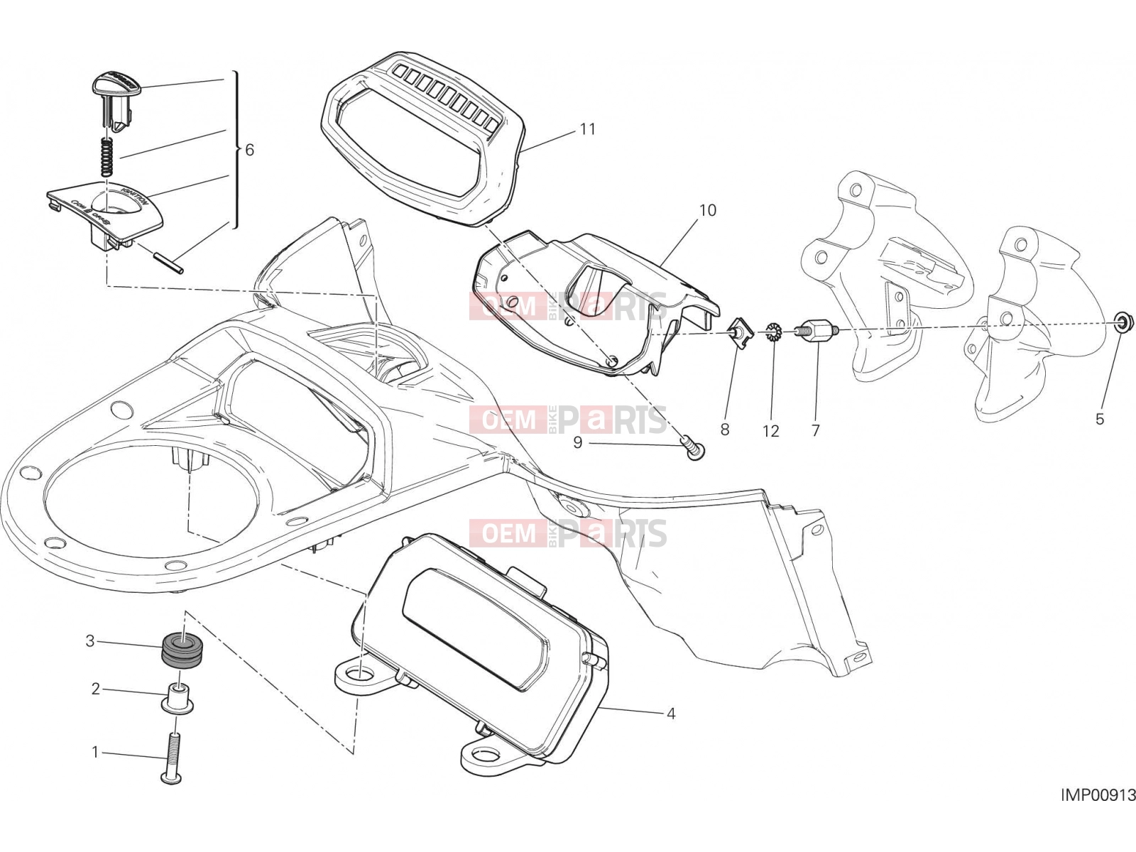 DUCATI 2015 Diavel INSTRUMENT PANEL [MOD:DVL]